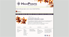 Desktop Screenshot of highpointefargo.com